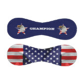 警戒のハゲ・イーグル、アメリカ国旗、スター 野球ボール (パネル)