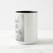 警戒スピリッツ自由にローミング不気味幽霊墓地 マグカップ (中央)