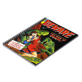 警戒ヴィンテージホラー漫画グリーンスワンプクリーチャー ノートブック (左側)