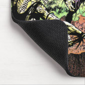 警戒ヴィンテージホラー漫画墓地ゾンビ マウスパッド (コーナー)