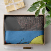 警戒ヴィンテージホラー漫画墓地ゾンビ 薄葉紙 (ギフト)