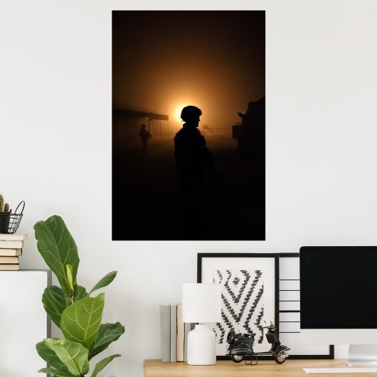 警戒 ポスター (ホームオフィス)