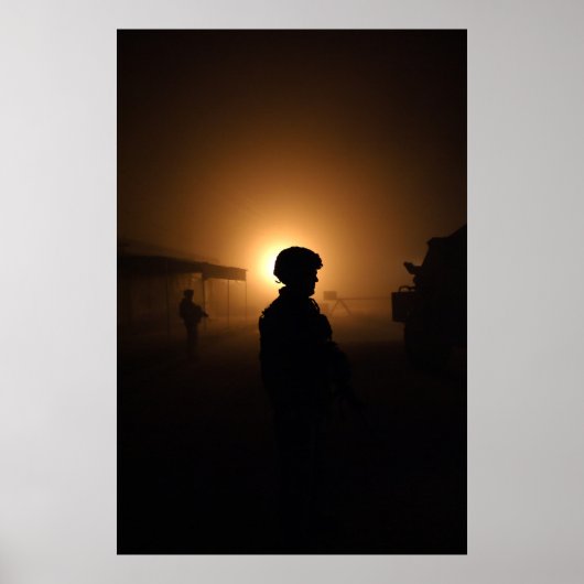 警戒 ポスター (正面)