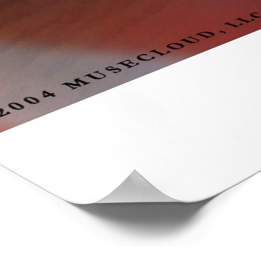 警戒 ポスター (角)