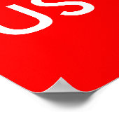 警戒・決定・責任ポスター ポスター (角)