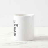 警最高の官はひげがある コーヒーマグカップ (中央)