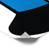 警棒を持つ警察官 ポスター (角)