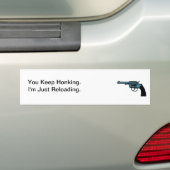 警笛を鳴らすことを保ちます。 私は再積載しています バンパーステッカー (車上)