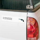 警笛を鳴らすことを保ちます。 私は再積載しています バンパーステッカー (トラック上)