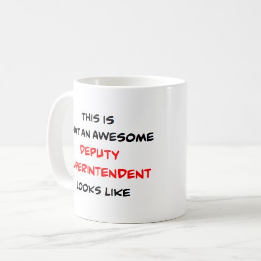 警視代理素晴らし コーヒーマグカップ (正面左)