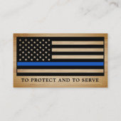 警視庁シンブルーライン警官の祈りの言葉 名刺 (裏面)