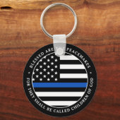 警賛美察は平和維持軍の路線だ キーホルダー (正面)