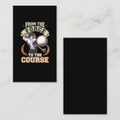 警退職した官ゴルフ選手引退 名刺 (正面/裏面)