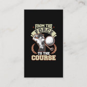 警退職した官ゴルフ選手引退 名刺 (正面)