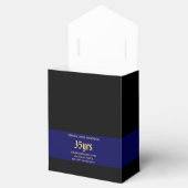 警退職した察官の細いブルー線パーソナライズされた フェイバーボックス (オープン)