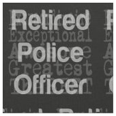 警退職した察官 ファブリック (クローズアップ)