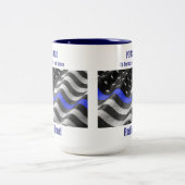 警退職した察 ツートーンマグカップ (中央)