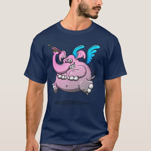 譫妄のTremens象 Tシャツ (正面)