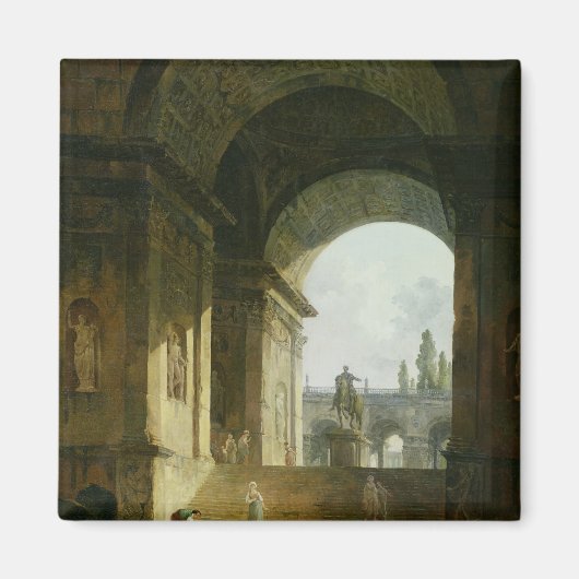 議事堂の美しい景色 マグネット (正面)