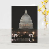 「議事堂」グリーティングカード カード (黄色い花)