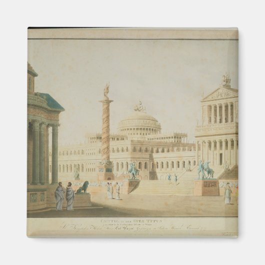 議事堂、'Titus'のデザインを設定 マグネット (正面)
