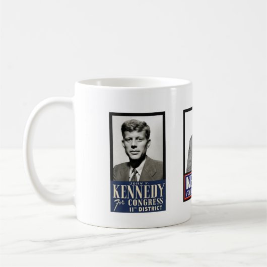 議会からのホワイトハウスへのJFK コーヒーマグカップ (左)