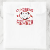 議会で最も働きやすい議員 ラウンドシール (バッグ)