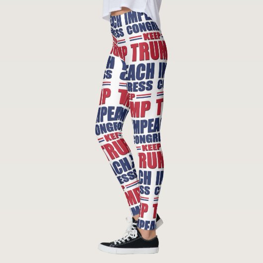 議会とトランプ保を妨害する レギンス (左)