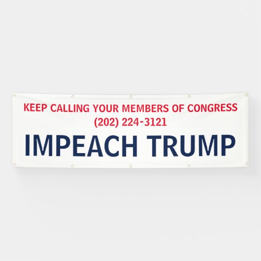 議会にトランプの抗議を促す 横断幕 (横)