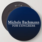 議会のためのミケーレBachmann 缶バッジ (正面&裏面)