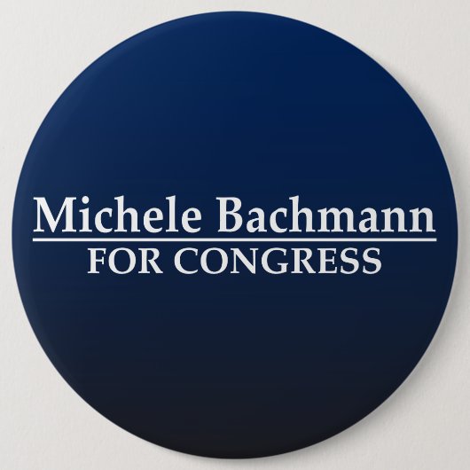 議会のためのミケーレBachmann 缶バッジ (正面)
