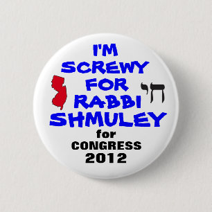 議会のためのラビSchmuley Boteach 缶バッジ