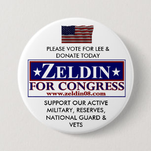議会のためのリーZELDIN 缶バッジ