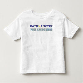 議会のための幼児のTシャツのKatieのポーター トドラーTシャツ