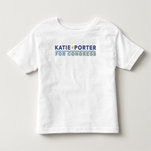 議会のための幼児のTシャツのKatieのポーター トドラーTシャツ (正面)