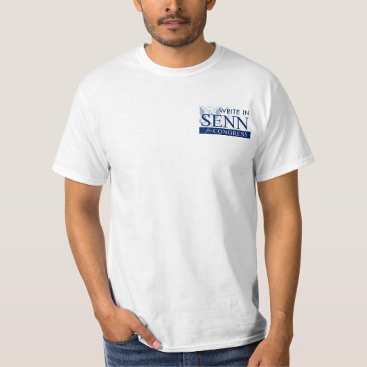 議会のためのSENN: SANFORDの戯曲を終えて下さい Tシャツ (正面)