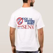 議会のためのSENN: Sanfordの習慣を蹴って下さい! Tシャツ (裏面)