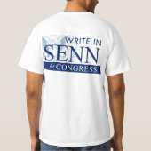 議会のためのSENN Tシャツ (裏面)