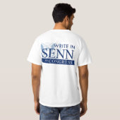 議会のためのSENN Tシャツ (裏面フル)