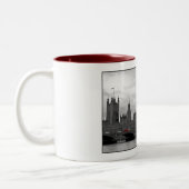 議会のコーヒー・マグの家 ツートーンマグカップ (左)