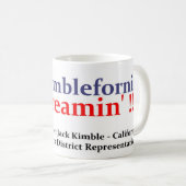 議会のマグのためのKimble コーヒーマグカップ (正面右)