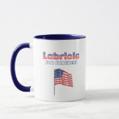 議会の愛国心が強い米国旗のためのLabriola マグカップ (左)