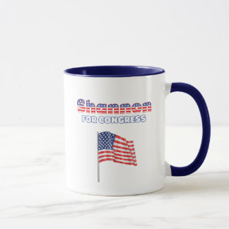 議会の愛国心が強い米国旗のためのShannon マグカップ