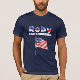 議会の愛国心が強い米国旗のデザインのためのRoby Tシャツ
