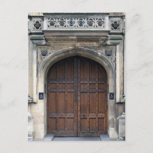 議会の扉に入る – ウェストミンスター ポストカード (正面)