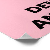 議会の抵抗は無駄な事実抗議ではない ポスター (角)