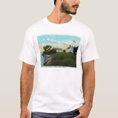 議会の正方形のホテルの外観 Tシャツ (正面)