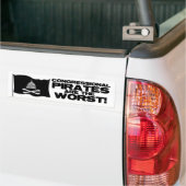 議会の海賊 バンパーステッカー (トラック上)