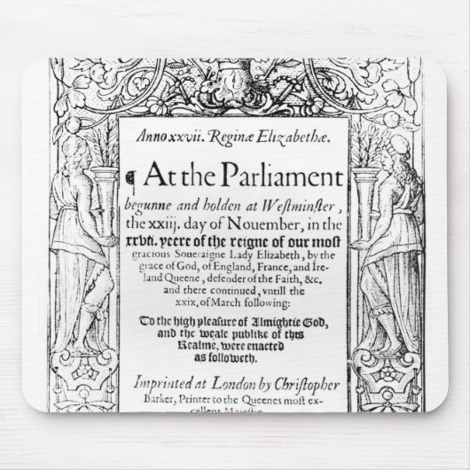 議会の記述へのFrontispiece マウスパッド (正面)