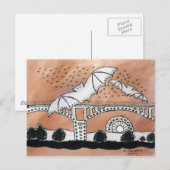 議会の道のこうもり ポストカード (正面/裏面)